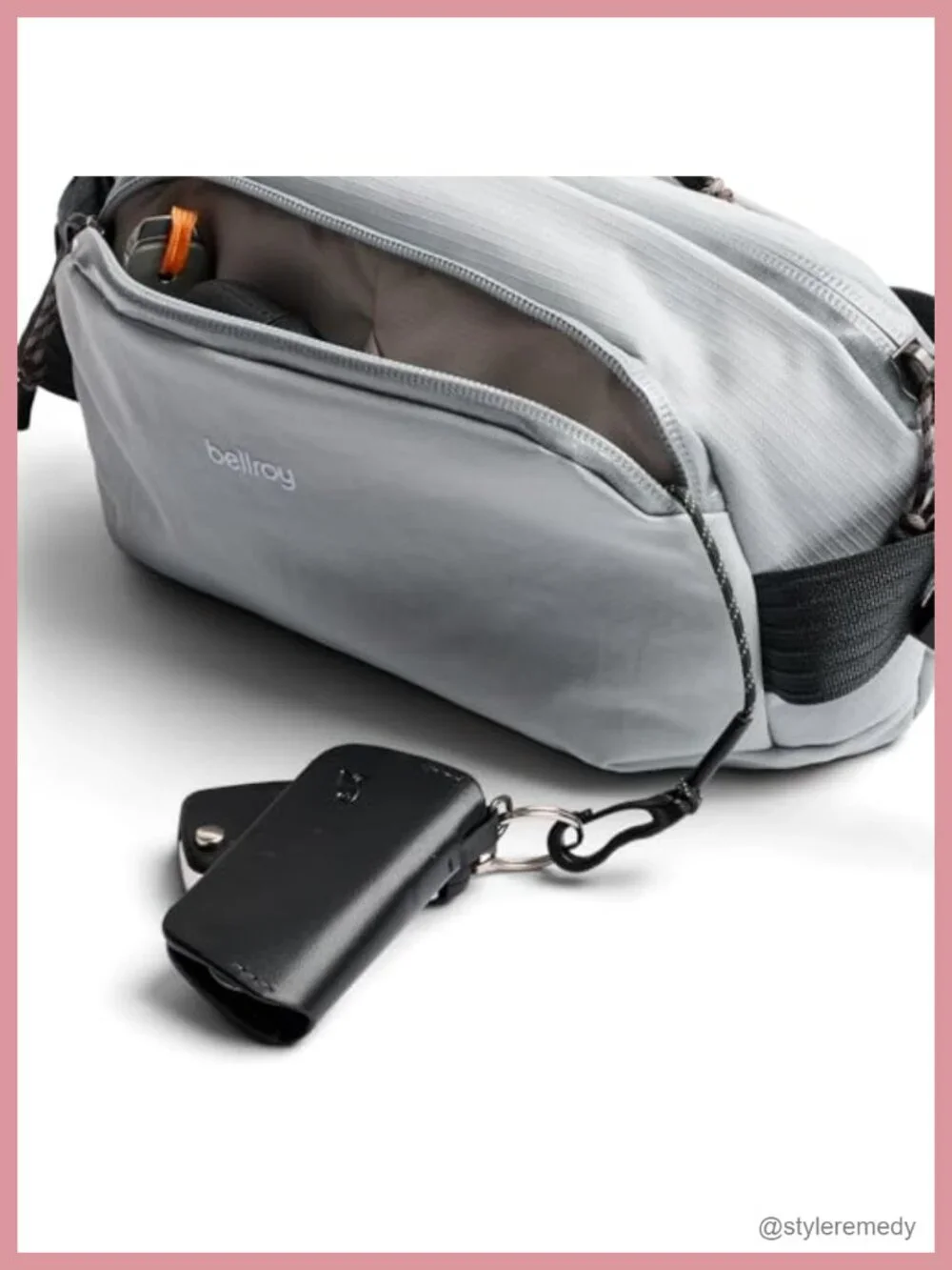 Venture Ready Sling Travel Crossbody Bag Water-Resistant Recycled Nylon